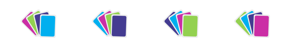 best-app-for-collaboration four stacks of bright playing cards